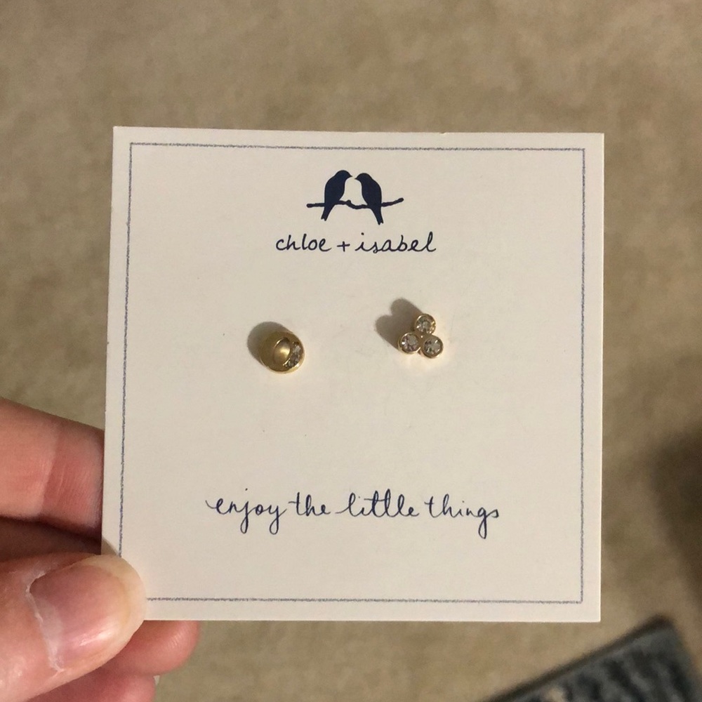 Initial "O" earrings